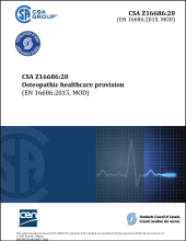 National Standard of Canada, CSA Z16686:20 Osteopathic Healthcare Provision